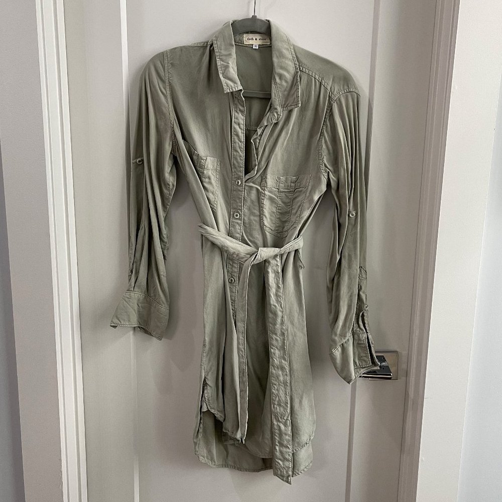 Cloth & Stone anthropologie shirtdress sz M